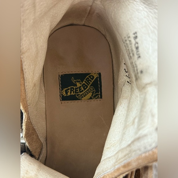 Freebird by Steven Crue Strapy Ankle Boots Women's Size 8 Boho Western Leather - Picture 15 of 16